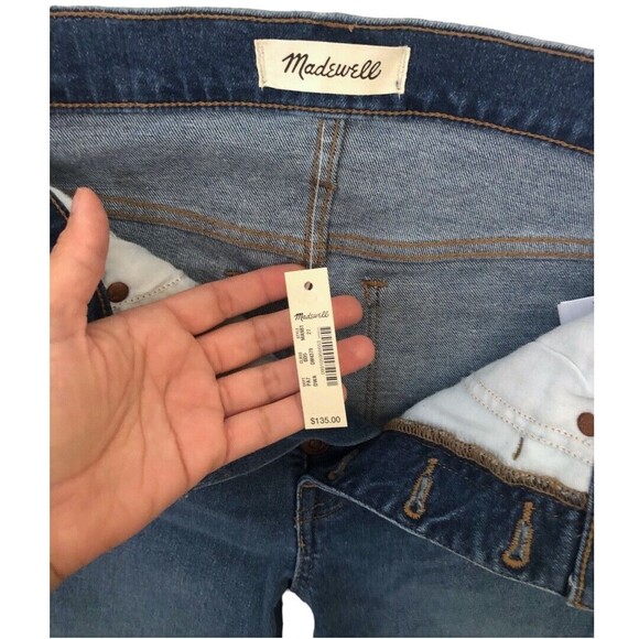 Madewell 10" High Rise Skinny Jeans Women’s 27/4 Blue Stretch Medium Wash Denim - Picture 10 of 13